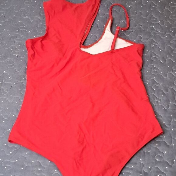 SHEIN red one piece bathing suit - Picture 2 of 4